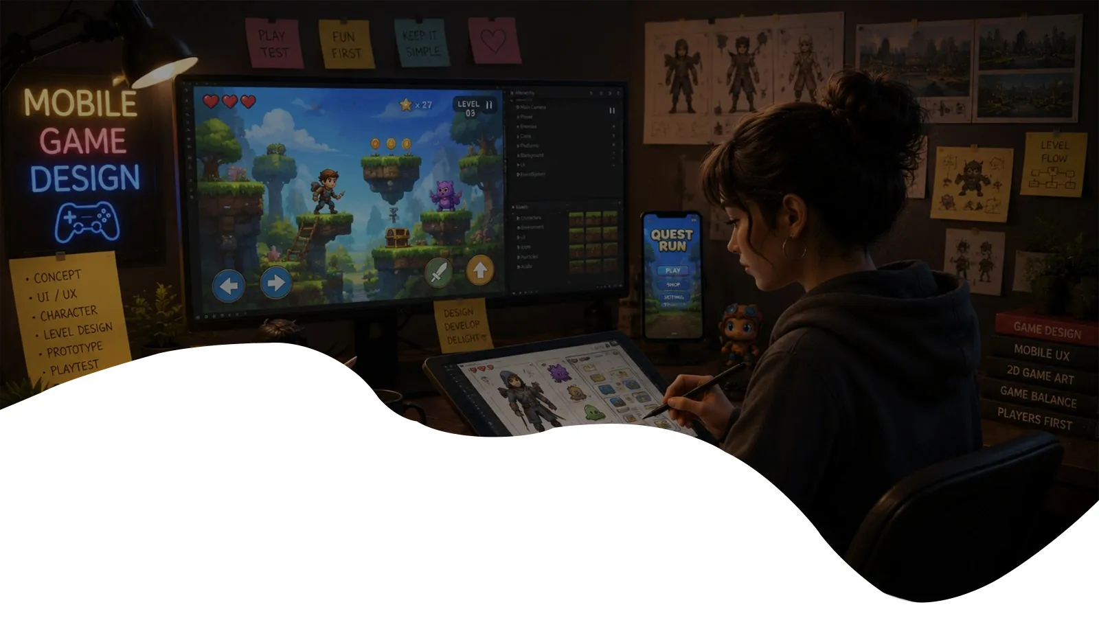 mobile game design course maac